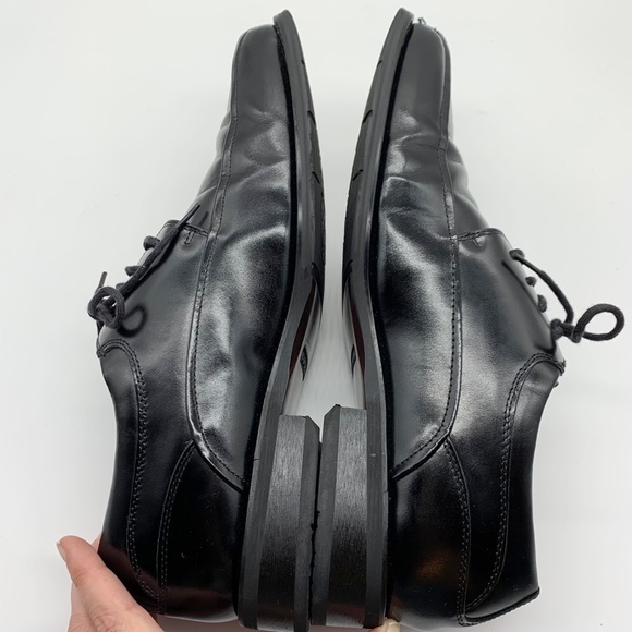 NWOB Florsheim Leather Alverson Lace Up Oxford in Black Size 8D - Picture 6 of 9